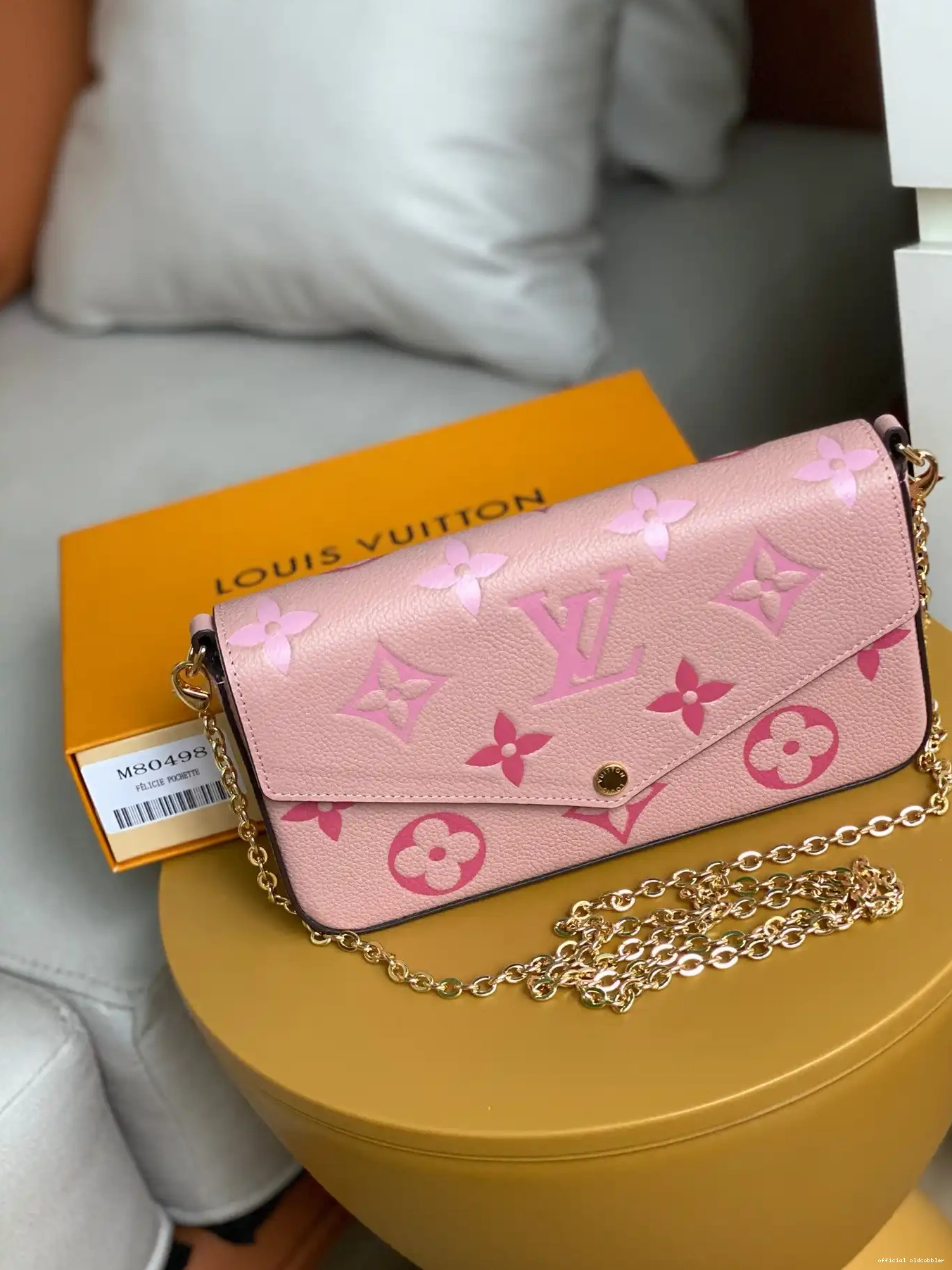 Official oldcobbler POCHETTE LOUIS FÉLICIE VUITTON 0522